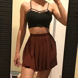 NWOT Burgundy Brandy Melville Skirt